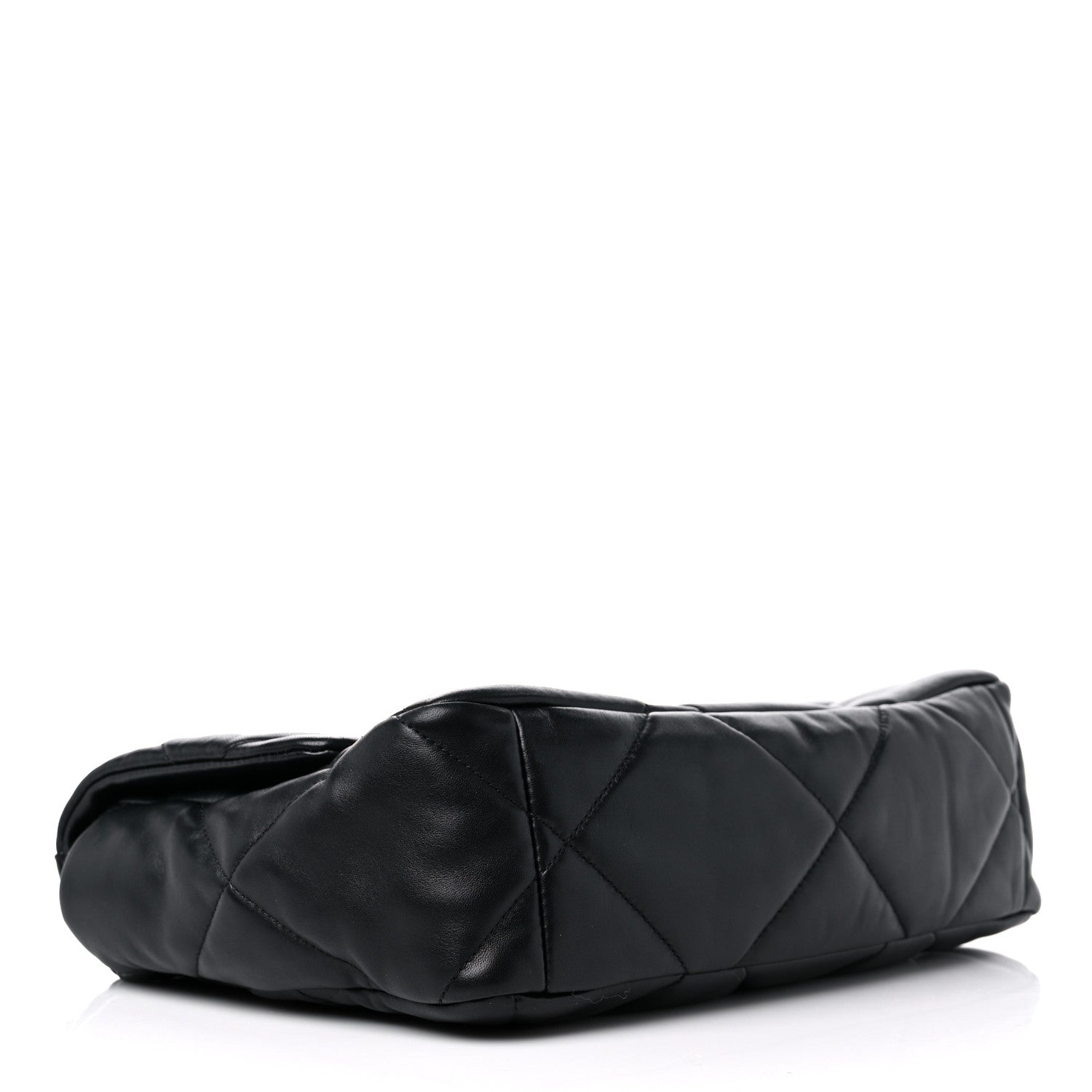 Chanel Lambskin Quilted Large Chanel 19 Flap Black 4 of 10