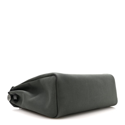 Hermes Toile Militaire Vache Hunter Laque Herbag Zip Retourne PM 31 Vert Mangrove Black 5 of 12