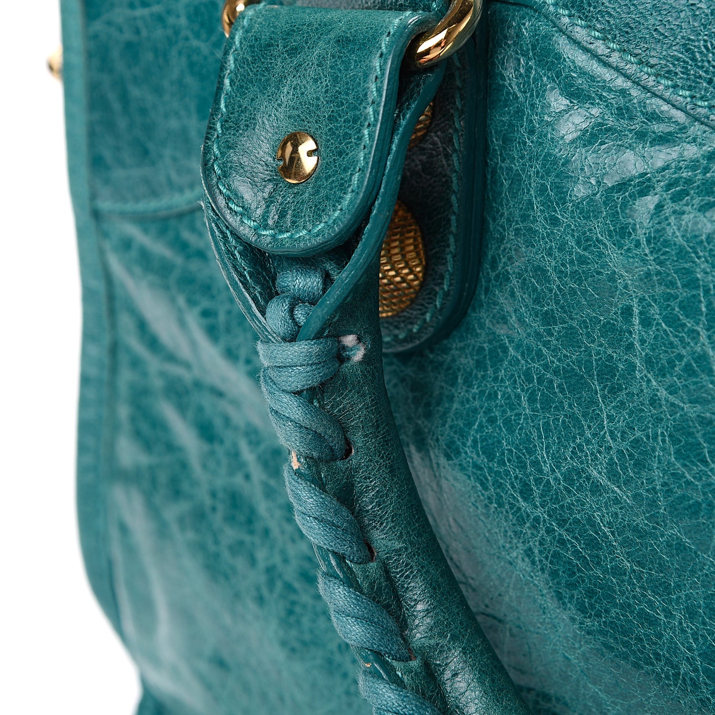 Agneau Giant 21 Gold Hardware City Aquamarine