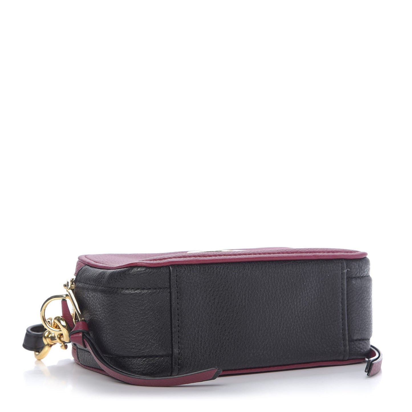 Supple Natural Grain Calfskin Softshot 21 Crossbody Bag Burgundy