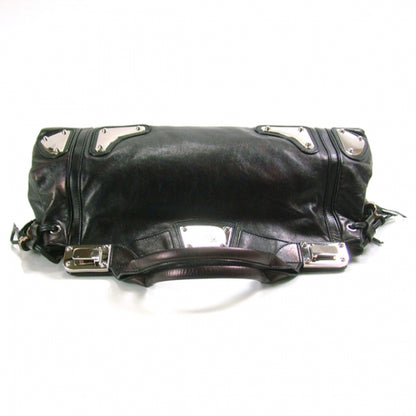 Gucci Leather Race Bamboo Tassel Tote Black 4 of 9