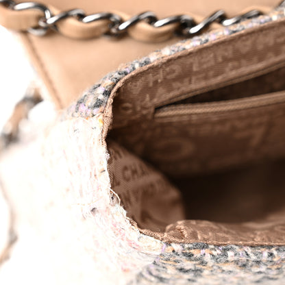 Chanel Tweed Medium Fantasy Flap Grey 11 of 12