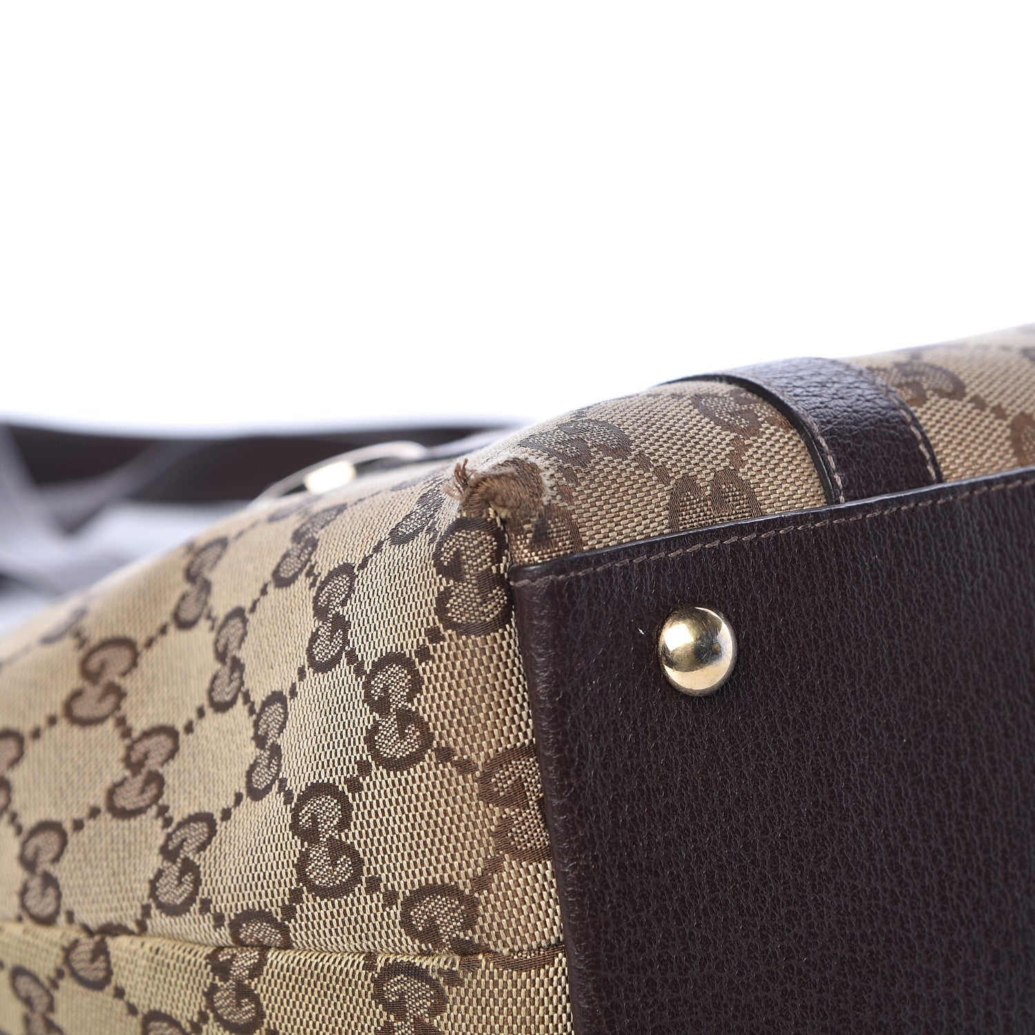 Gucci Monogram Medium Abbey Tote Brown 11 of 16