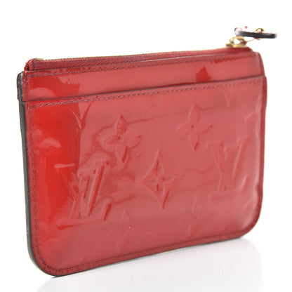 Louis Vuitton Vernis Key Pouch Cherry 3 of 12
