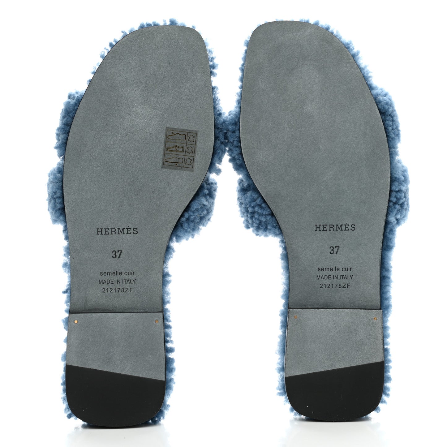 Woolskin Oran Sandals 37 Bleu