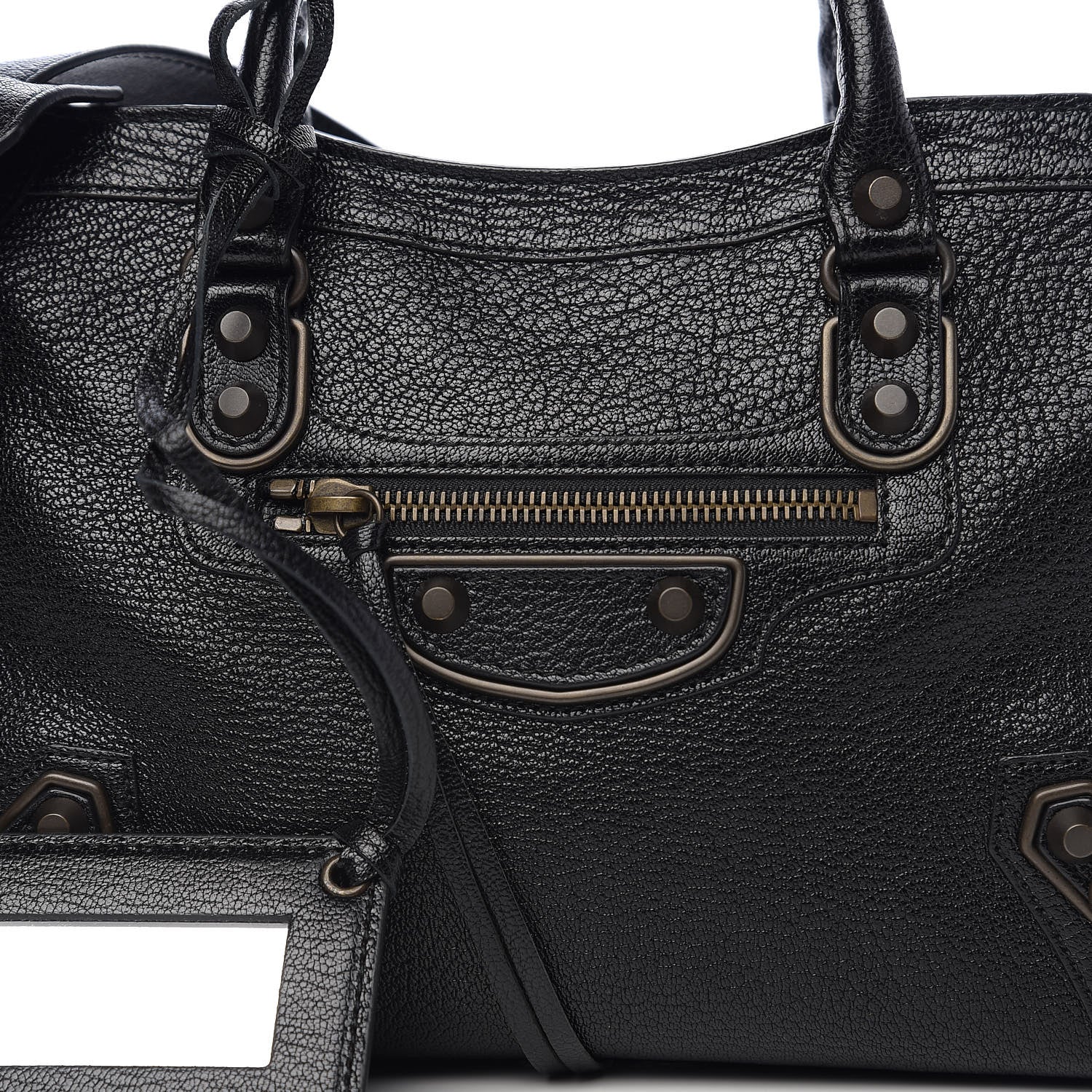 Balenciaga Chevre Classic Hardware Metallic Edge S City Black 9 of 9