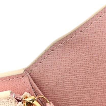 Louis Vuitton Damier Azur Rosalie Coin Purse Rose Ballerine 7 of 11