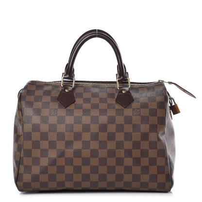 Louis Vuitton Damier Ebene Speedy 30 1 of 12