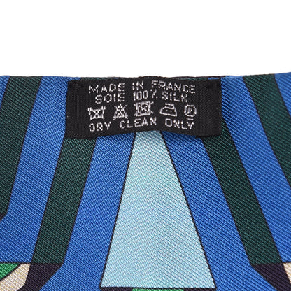 Hermes Silk Ballet Aquatique Twilly Orange Marine Vert 3 of 5