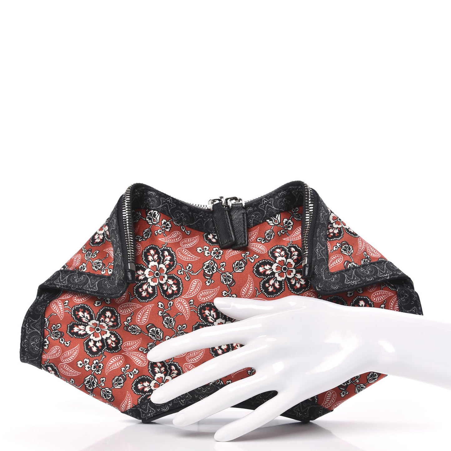 Silk Collage De Manta Clutch Multicolor