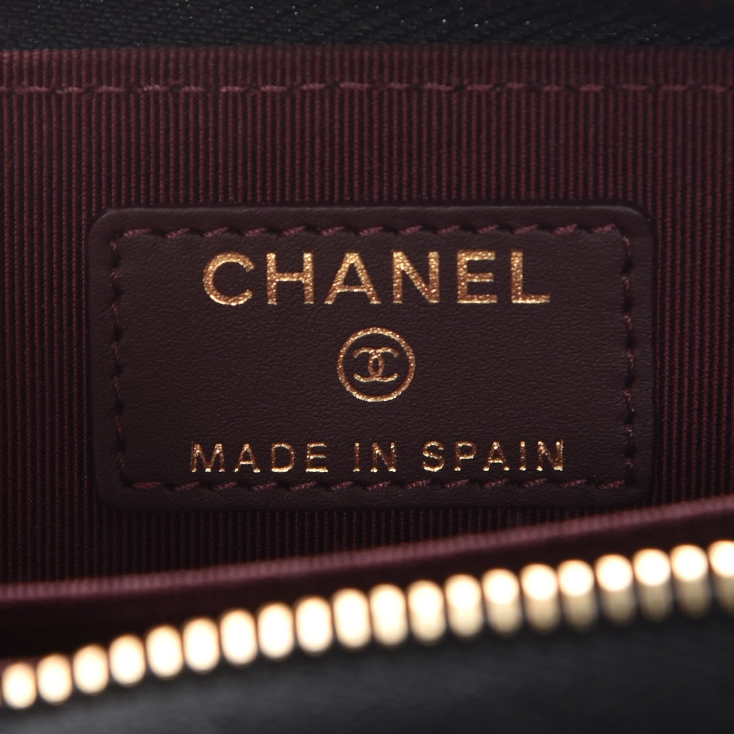 Chanel Caviar Quilted Zip Coin Purse Black 6 of 7