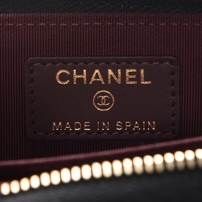 Chanel Caviar Quilted Zip Coin Purse Black 6 of 7