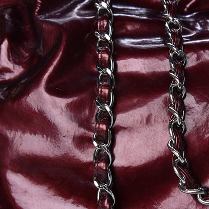 Chanel Patent Bonbons Shopper Tote Bordeaux 12 of 13