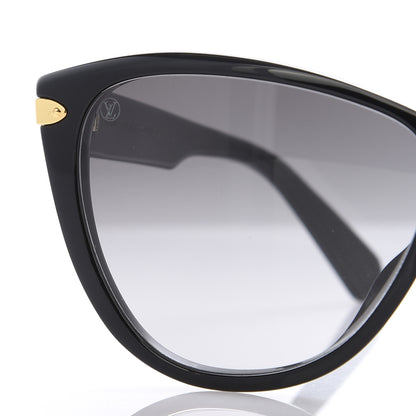 Louis Vuitton Acetate Blue Velvet Sunglasses Z1293E Black 7 of 8