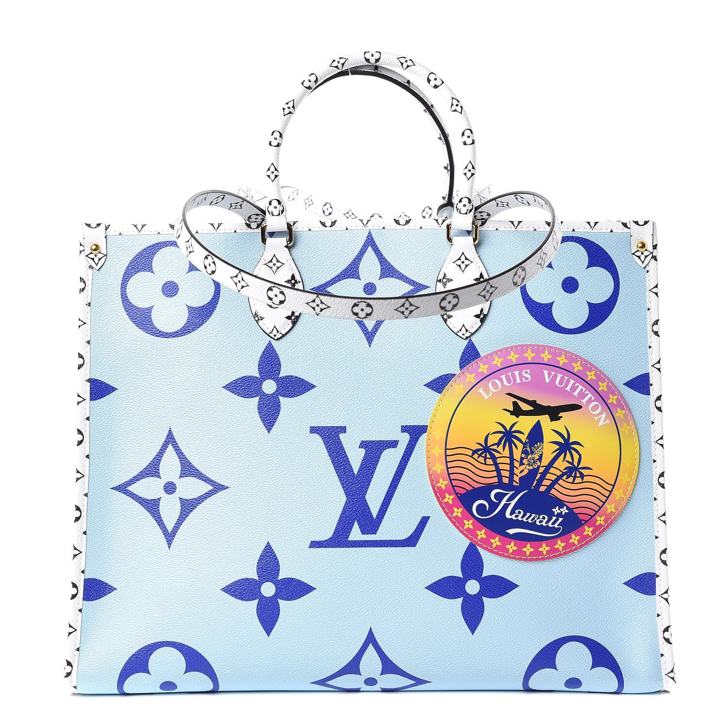 Louis Vuitton Monogram Giant Hawaii Onthego Blue 1 of 10