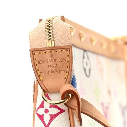 Louis Vuitton Monogram Multicolor Pochette Accessories White 7 of 9