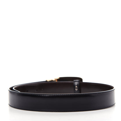 Gucci Calfskin G Buckle Belt 75 30 Black 2 of 5