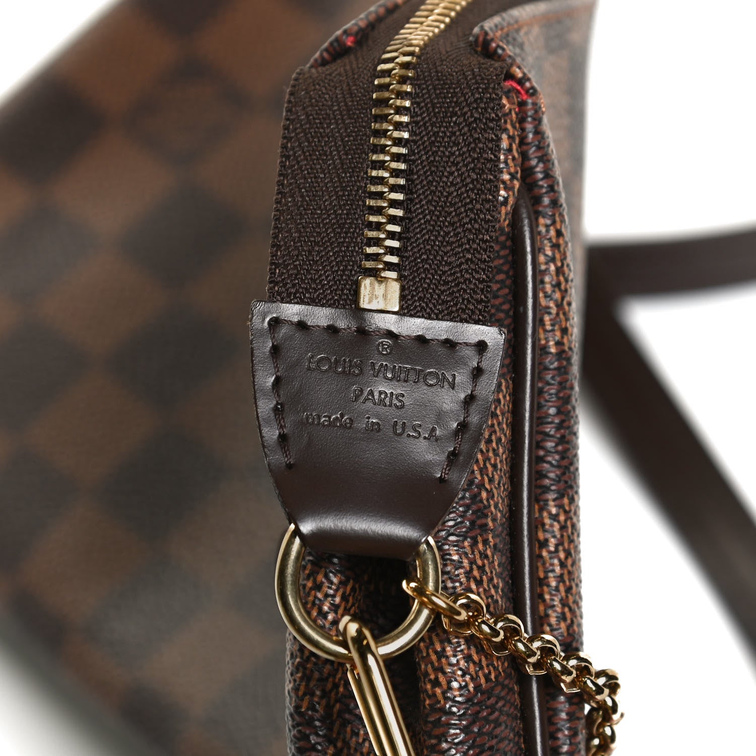 Louis Vuitton Damier Ebene Eva Clutch 6 of 9