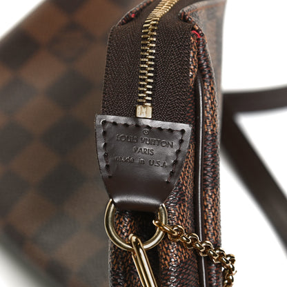 Louis Vuitton Damier Ebene Eva Clutch 6 of 9