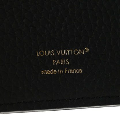 Louis Vuitton Taurillon Monogram Emily Notebook Cover MM Black 6 of 6