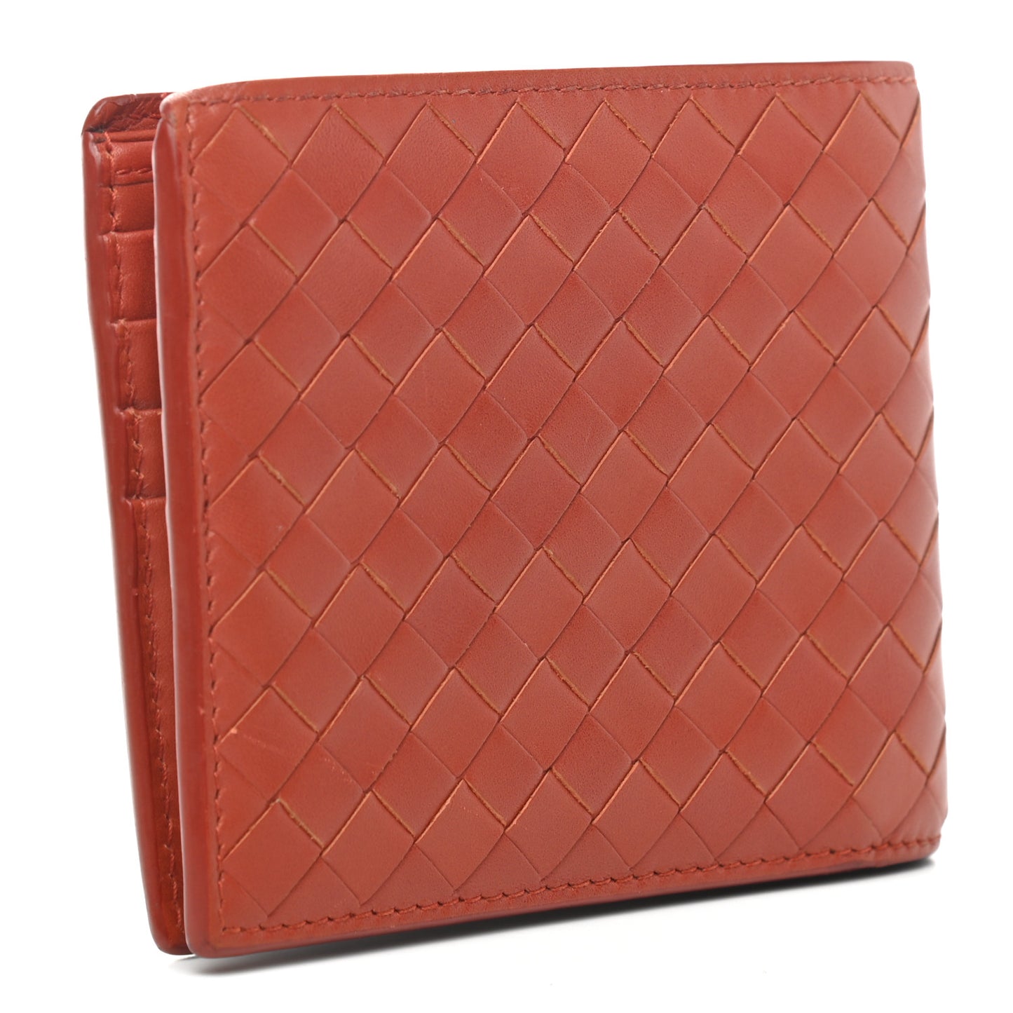 Nappa Intrecciato Bi-Fold Wallet Pompei
