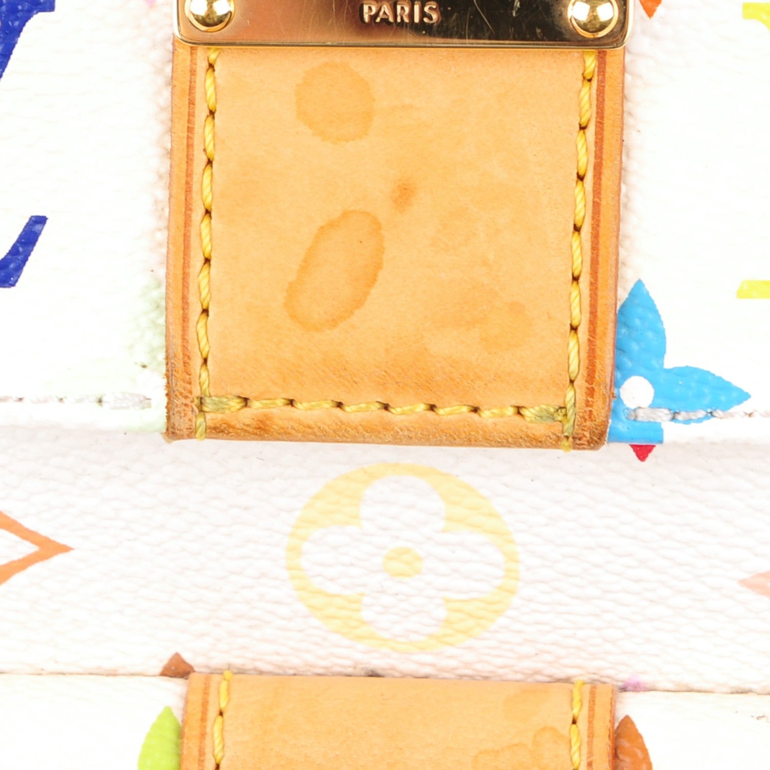 Louis Vuitton Monogram Multicolor Keepall 45 White 9 of 12