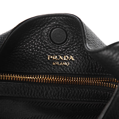 Prada Vitello Daino Hobo Black 6 of 9