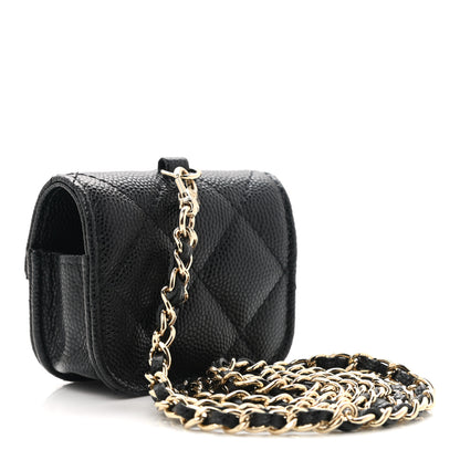 Chanel Caviar Quilted Airpods Pro Case Black 3 of 8