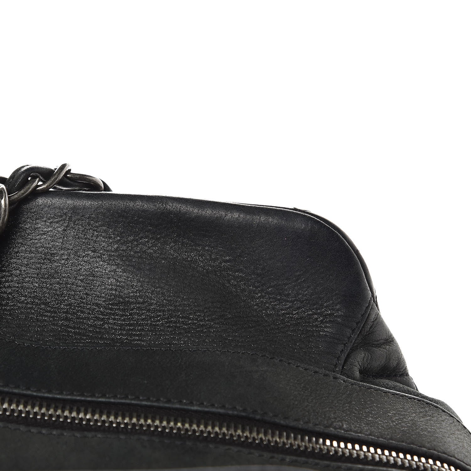 Chanel Iridescent Calfskin Chic Quilt Bowling Bag Black 13 of 13