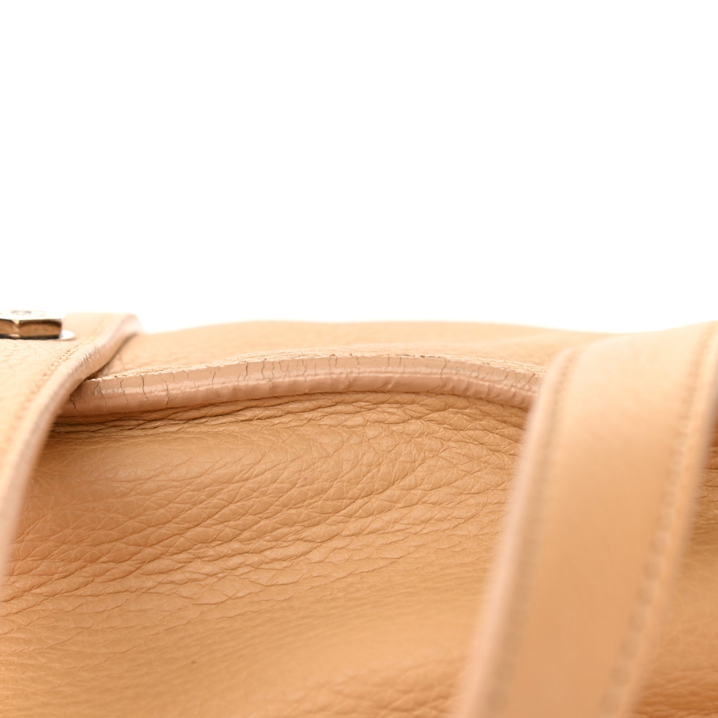 Deerskin Medium Bolt Bag Beige