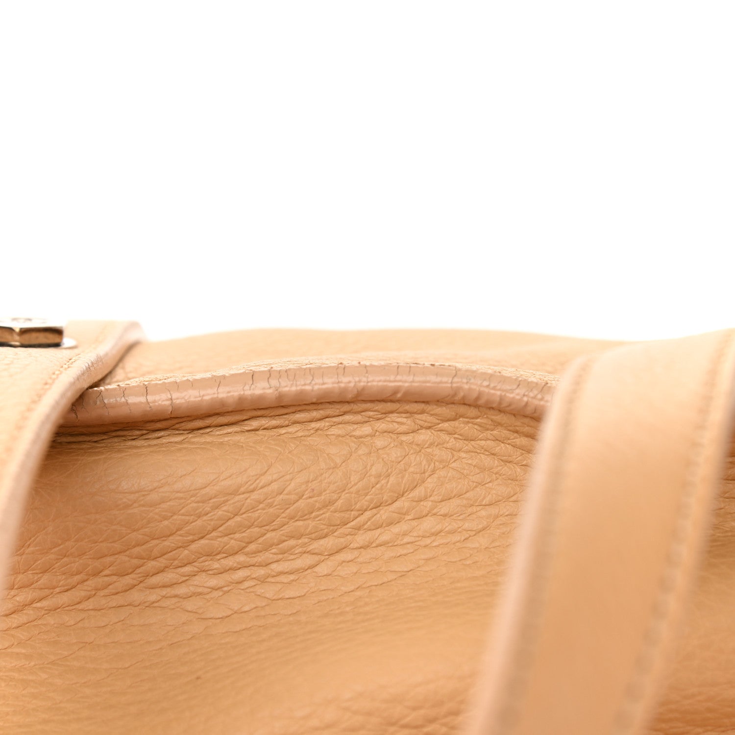 Chanel Deerskin Medium Bolt Bag Beige 9 of 18