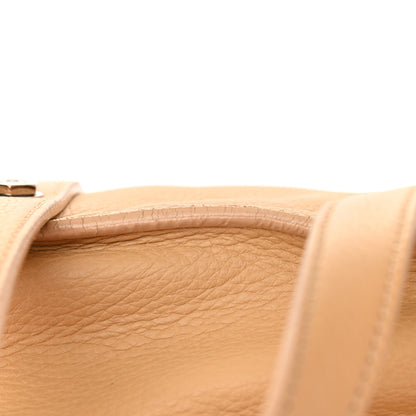 Chanel Deerskin Medium Bolt Bag Beige 9 of 18