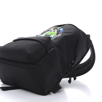 Balenciaga Nylon Embroidered You Are The World Explorer Backpack S Black 6 of 10