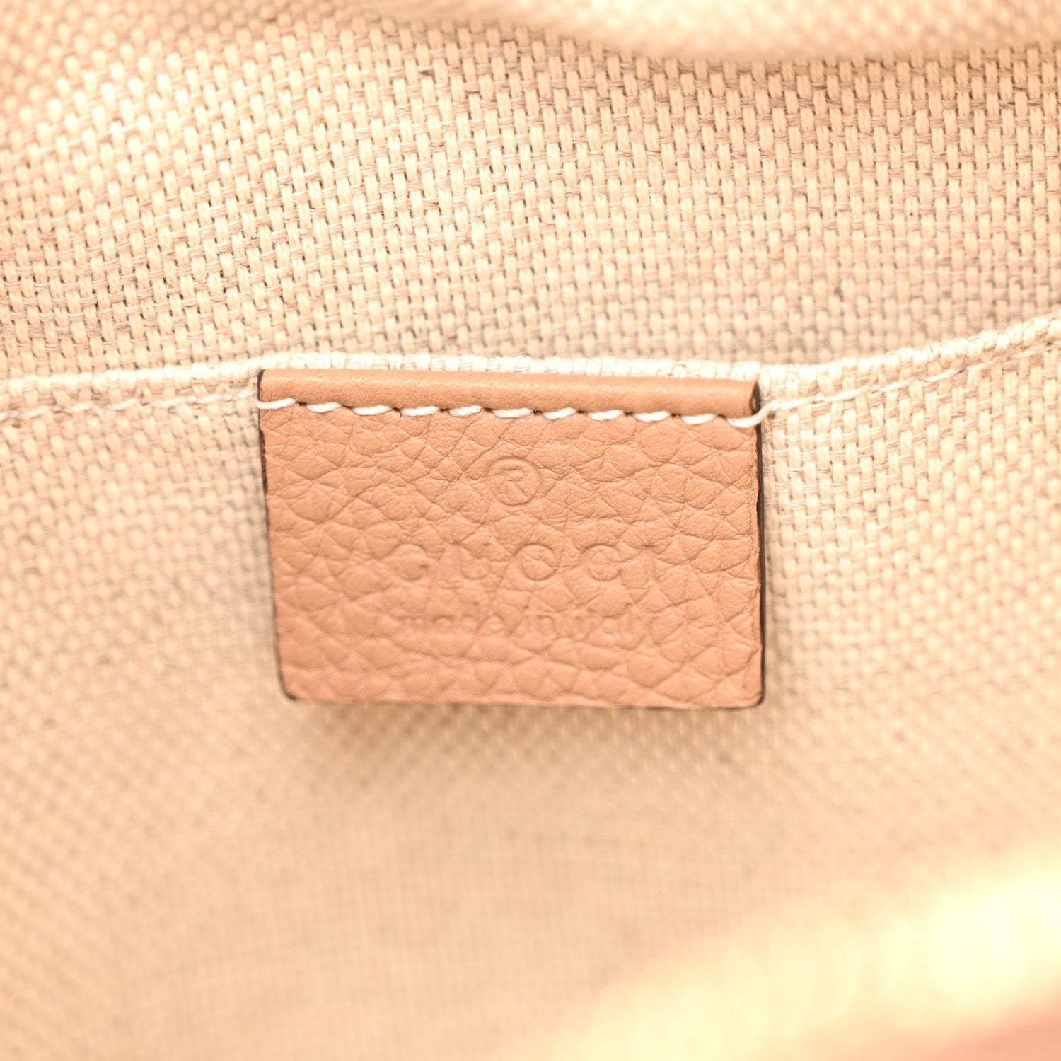 Gucci Pebbled Calfskin Small Soho Disco Bag Camelia 6 of 10