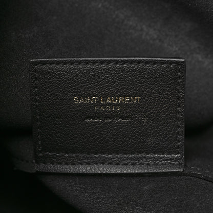 Saint Laurent Calfskin Large Shopping Tote Black 6 of 7
