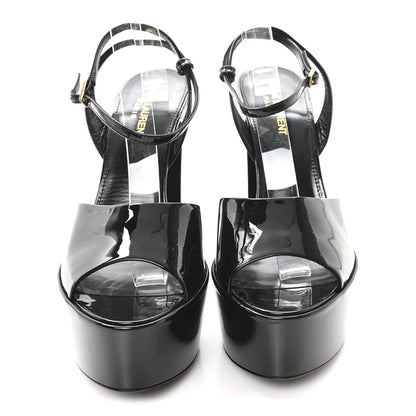 Saint Laurent Vernice Grupy Sexy 95 Tanouk Platform Sandals 39 Black 3 of 9