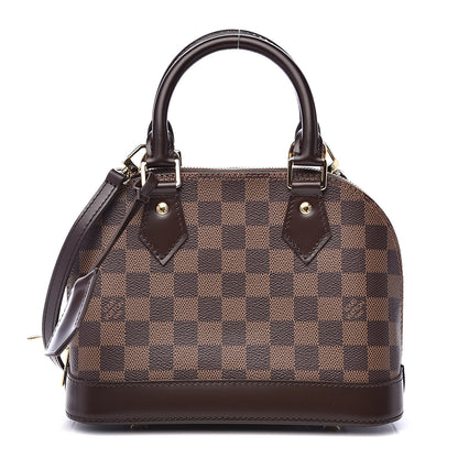 Louis Vuitton Damier Ebene Alma BB 1 of 9