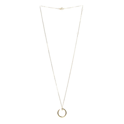 Cartier 18K Yellow Gold Diamond Juste Un Clou Pendant Necklace 3 of 7