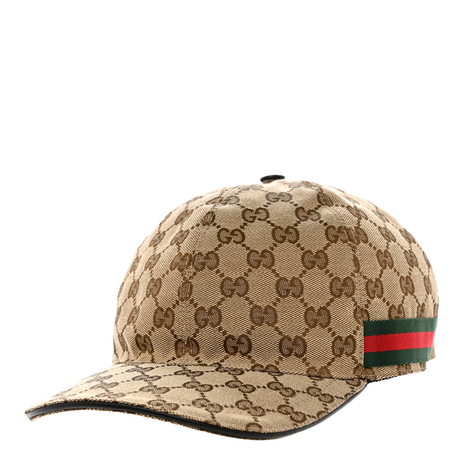 Gucci Monogram Web Baseball Hat XL Beige Cocoa 1 of 11