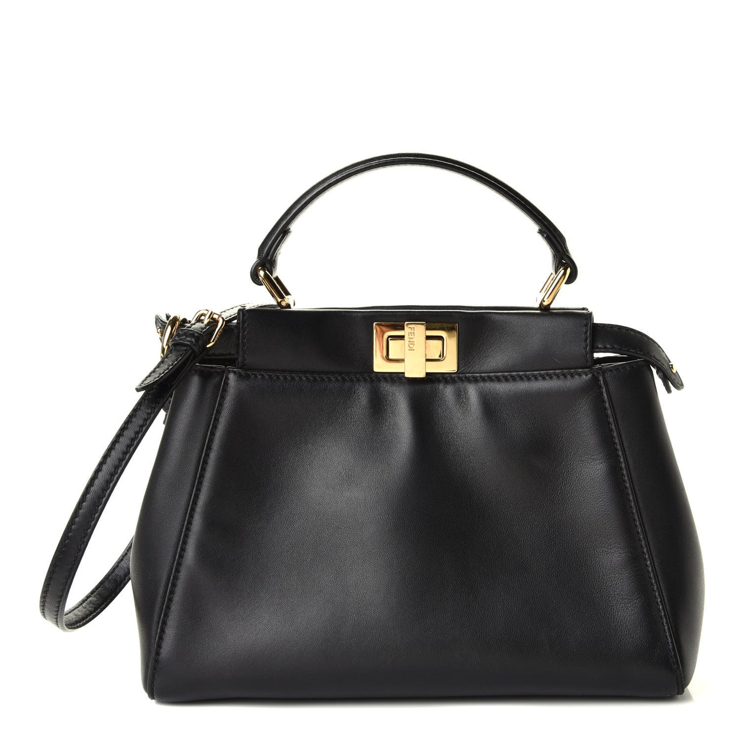 Nappa Mini Peekaboo Iconic Satchel Black