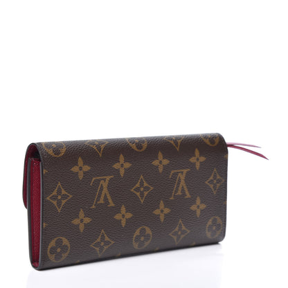 Louis Vuitton Monogram Emilie Wallet Fuchsia 2 of 10
