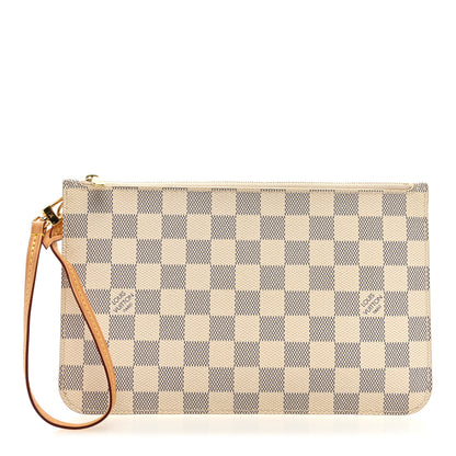 Louis Vuitton Damier Azur Neverfull MM GM Pochette 1 of 6