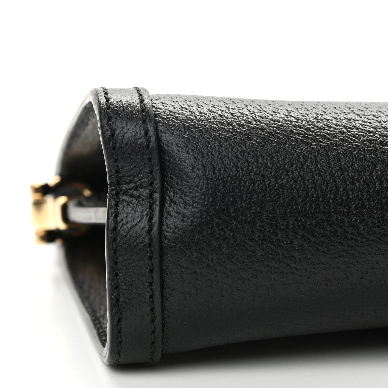 Gucci Calfskin GG Web Small Ophidia Chain Shoulder Bag Black 10 of 11