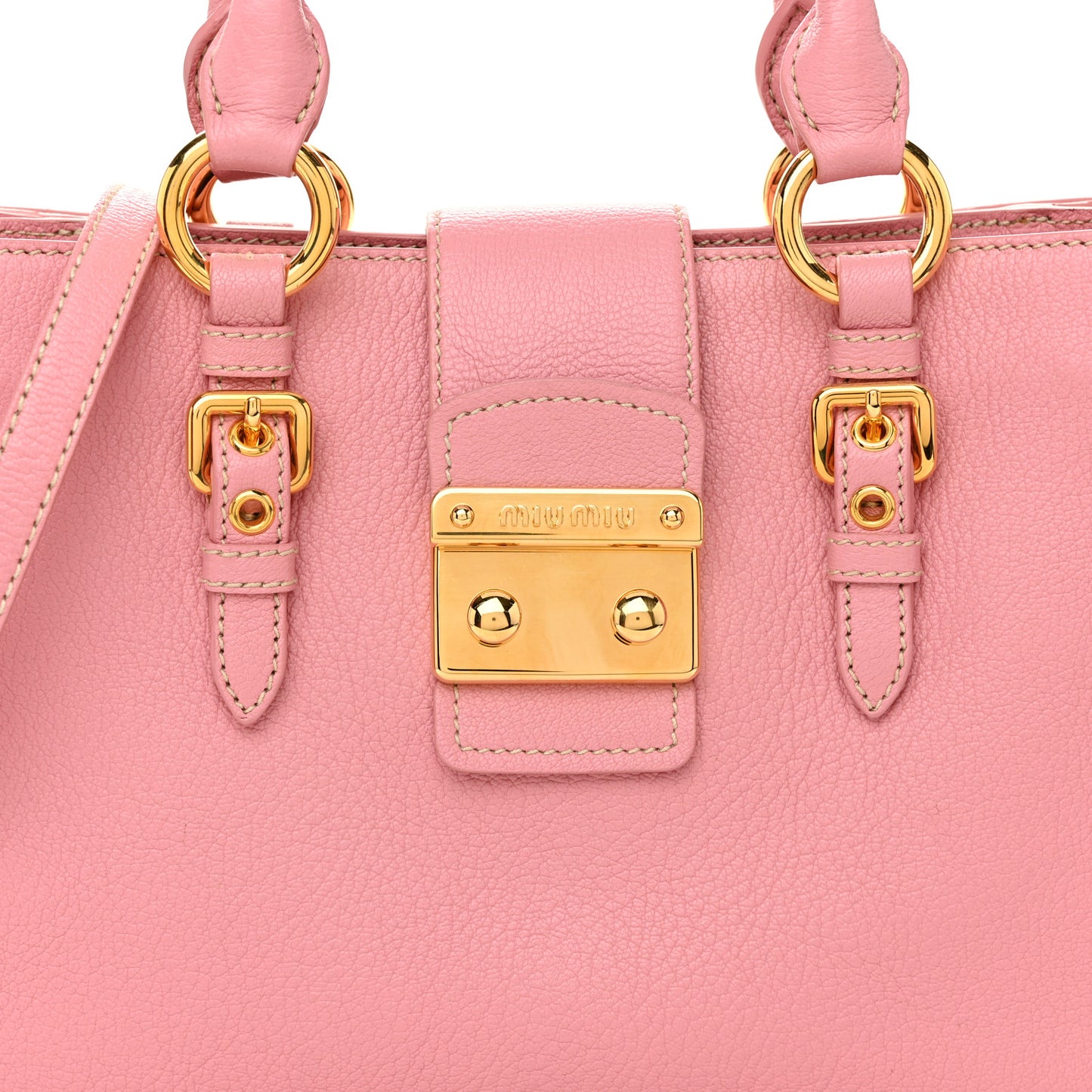Goatskin Madras Shopping Tote Rosa Gemma