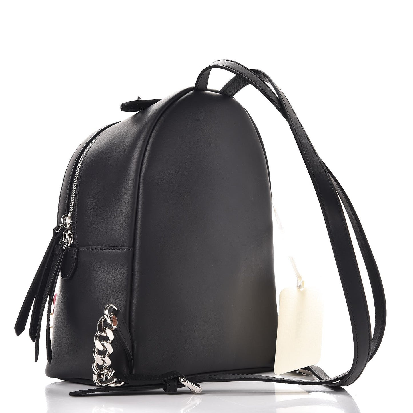 Vitello Century Fun Fair Metal Studded Mini Backpack Black Multicolor