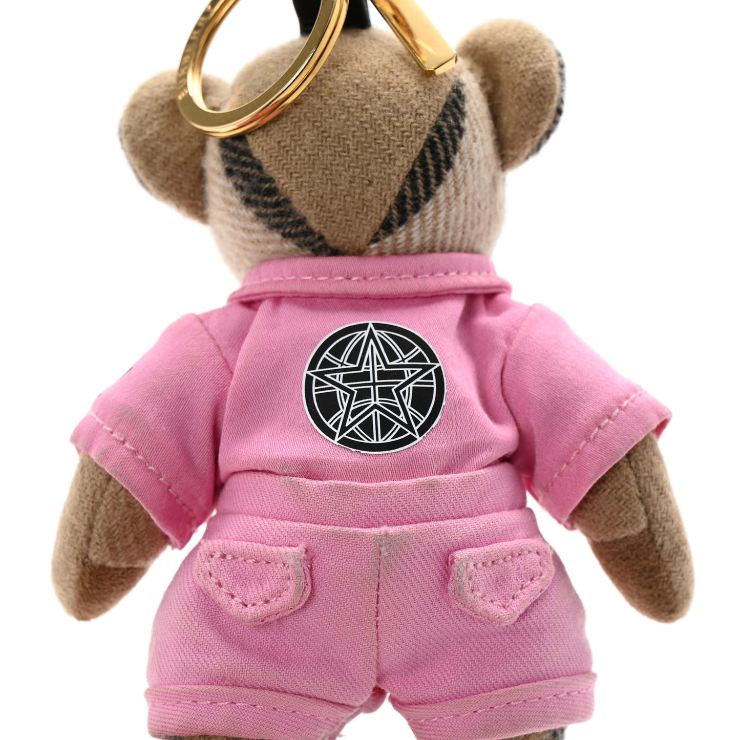 Cashmere Thomas Angel Jacket Teddy Bear Keychain Charm Pink