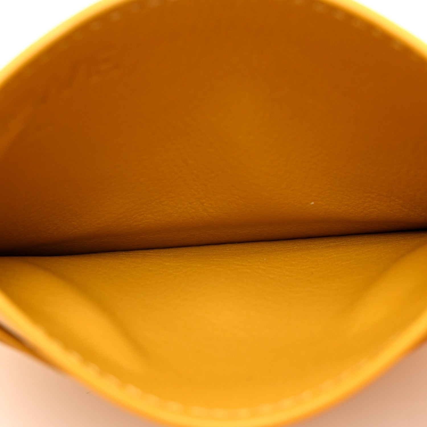 Loewe Calfskin Logo Card Holder Sunflower 5 of 7