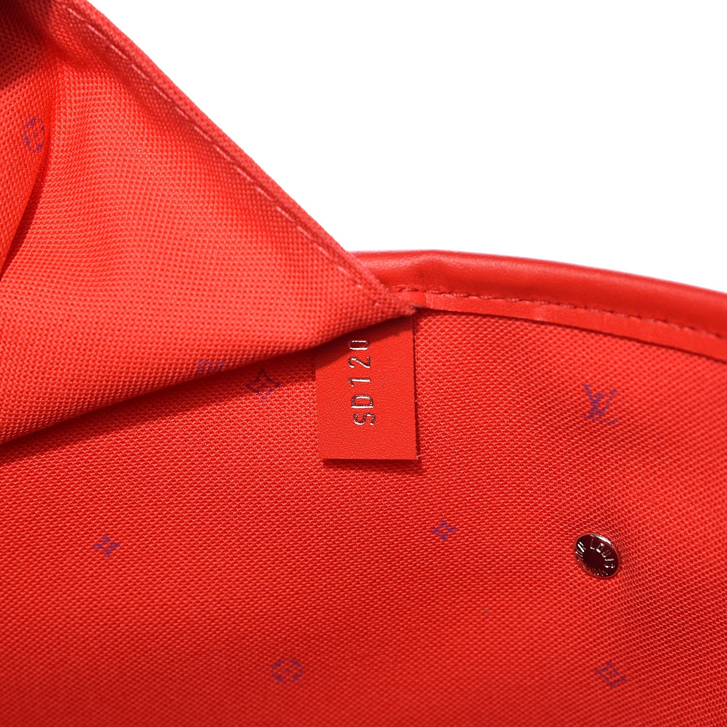 Louis Vuitton Monogram Escale Neverfull MM Rouge 9 of 12