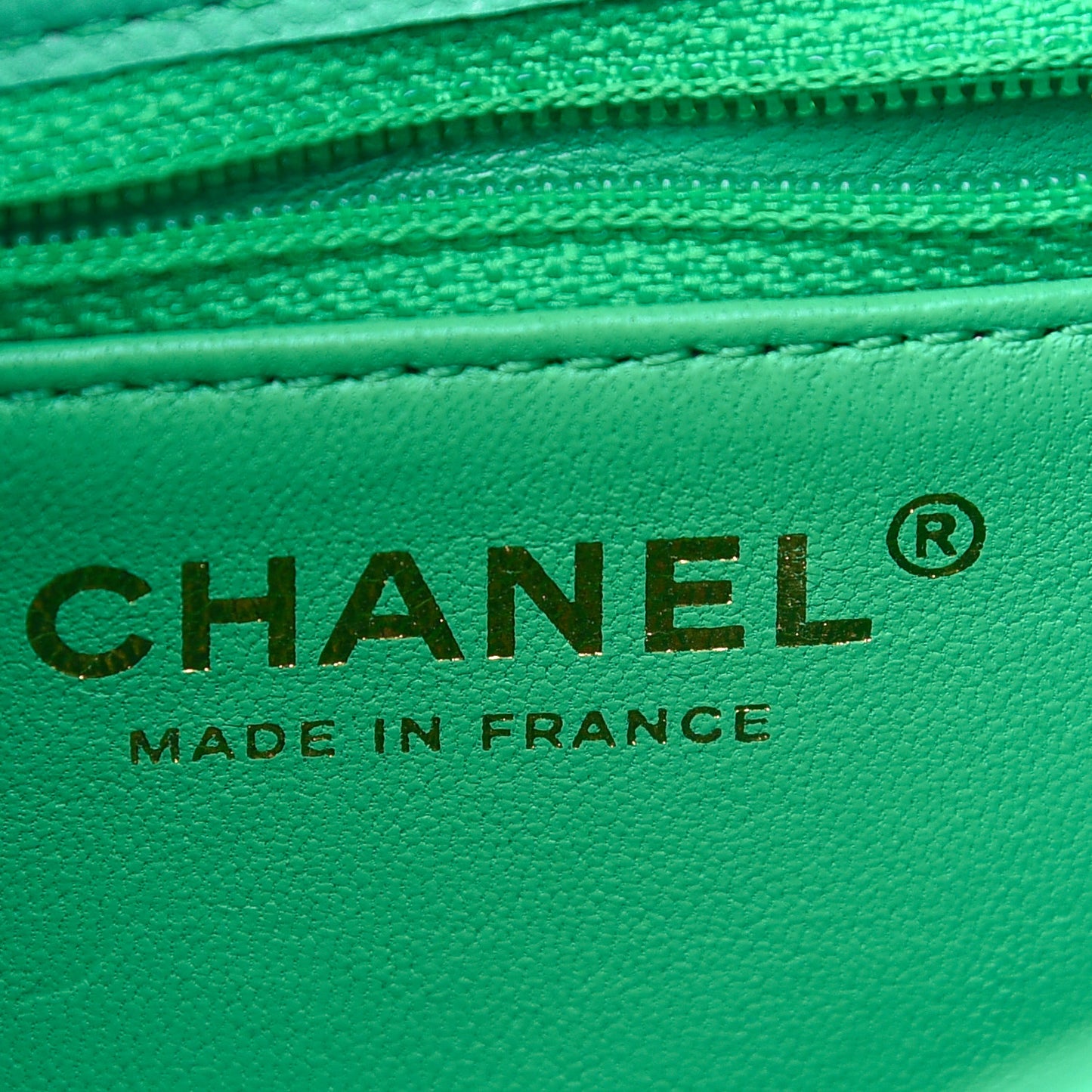 Caviar Quilted Mini Sweet Classic Flap Green