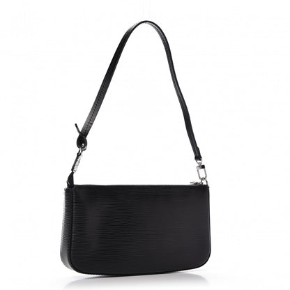 Louis Vuitton Epi Pochette Accessories NM Black 3 of 9